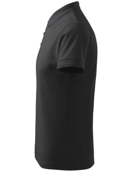 Polokošeľa pánska Pique Polo 203 antracitový melír