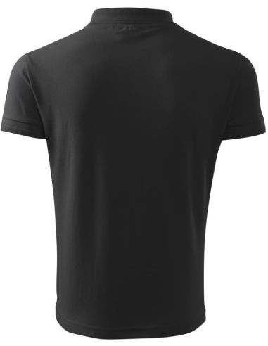 Polokošeľa pánska Pique Polo 203 antracitový melír