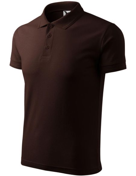Polokošeľa pánska Pique Polo 203 kávová