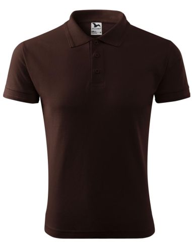 Polokošeľa pánska Pique Polo 203 kávová