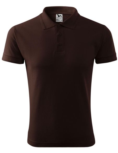 Polokošeľa pánska Pique Polo 203 kávová