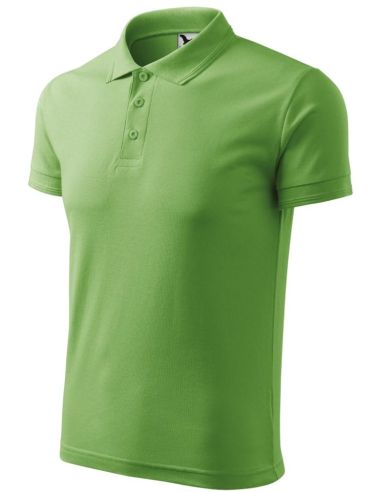 Polokošeľa pánska Pique Polo 203 hrášková zelená