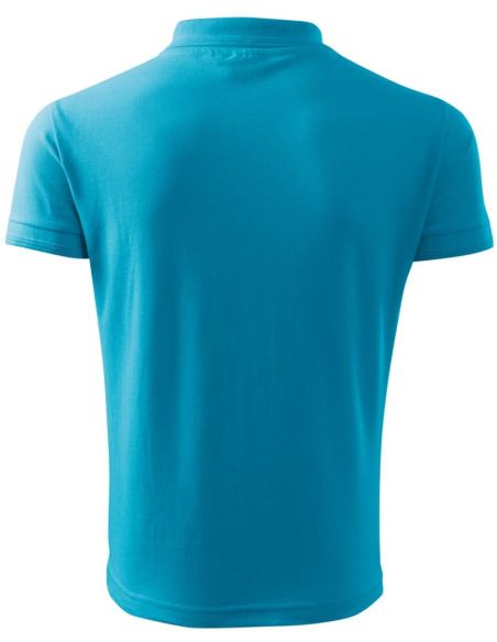 Polokošeľa pánska Pique Polo 203 tyrkysová