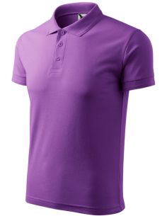 Polokošeľa pánska Pique Polo 203 fialová