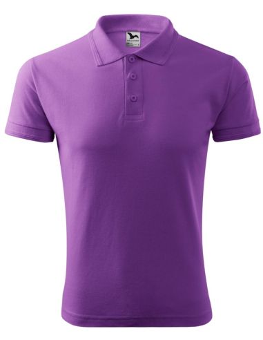 Polokošeľa pánska Pique Polo 203 fialová