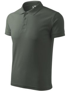 Polokošeľa pánska Pique Polo 203 tmavá bridlica