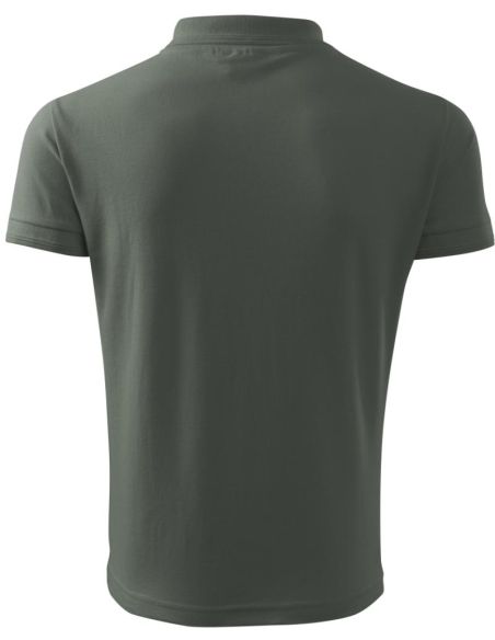 Polokošeľa pánska Pique Polo 203 tmavá bridlica