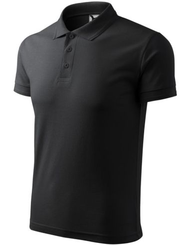 Polokošeľa pánska Pique Polo 203 ebony gray