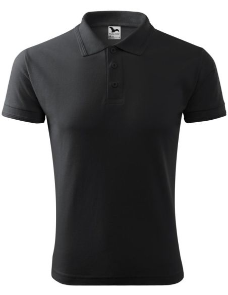 Polokošeľa pánska Pique Polo 203 ebony gray