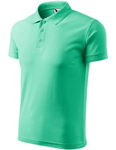 Polokošeľa pánska Pique Polo 203 mätová