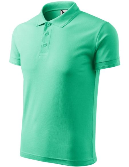 Polokošeľa pánska Pique Polo 203 mätová