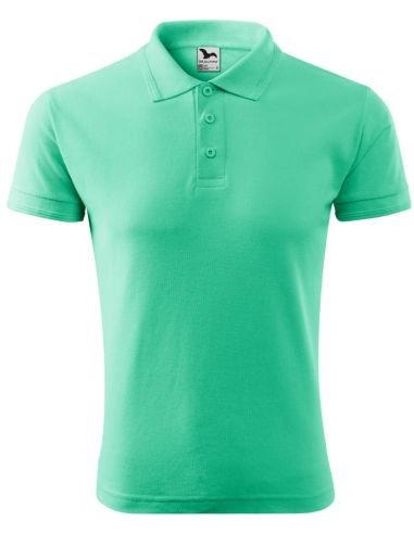 Polokošeľa pánska Pique Polo 203 mätová