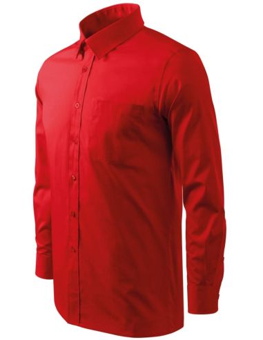 Košeľa pánska Style LS 209 červená