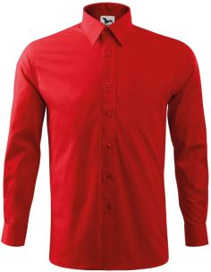 Košeľa pánska Style LS 209 červená 2