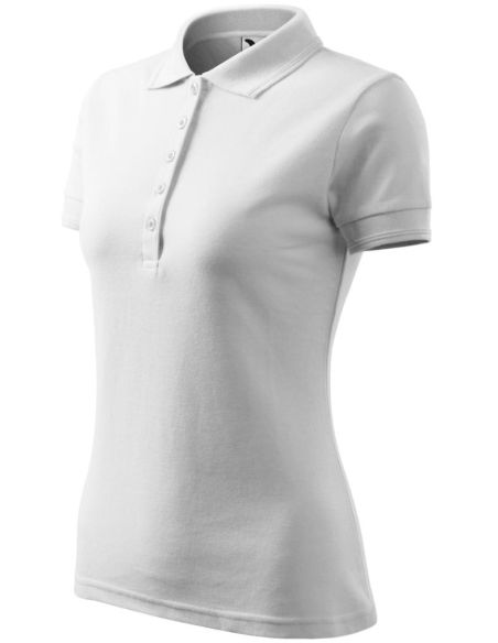 Polokošeľa dámska Pique Polo 210 biela