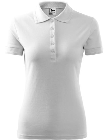 Polokošeľa dámska Pique Polo 210 biela