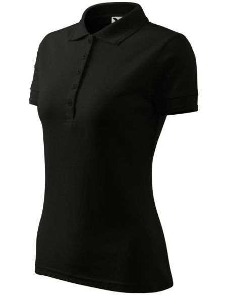 Polokošeľa dámska Pique Polo 210 čierna