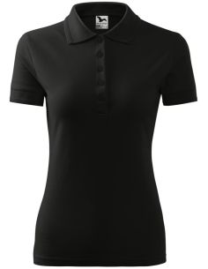 Polokošeľa dámska Pique Polo 210 čierna 2