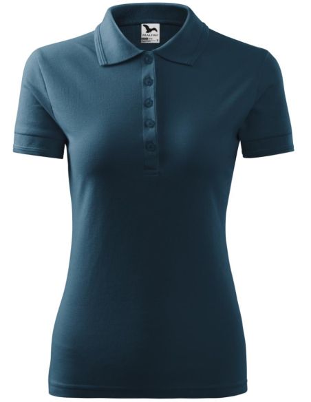Polokošeľa dámska Pique Polo 210 tmavomodrá