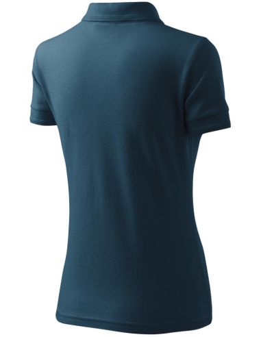 Polokošeľa dámska Pique Polo 210 tmavomodrá