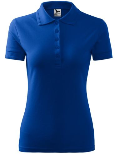 Polokošeľa dámska Pique Polo 210 kráľovská modrá
