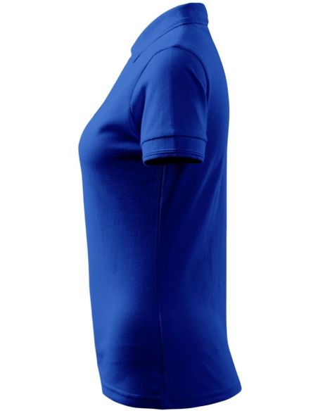 Polokošeľa dámska Pique Polo 210 kráľovská modrá