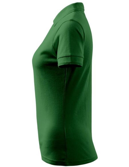 Polokošeľa dámska Pique Polo 210 fľaškovozelená