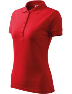 Polokošeľa dámska Pique Polo 210 červená