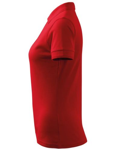 Polokošeľa dámska Pique Polo 210 červená