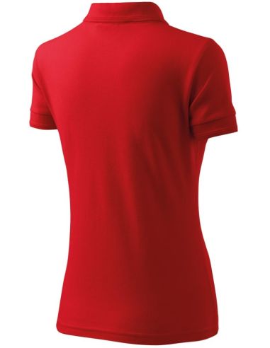 Polokošeľa dámska Pique Polo 210 červená