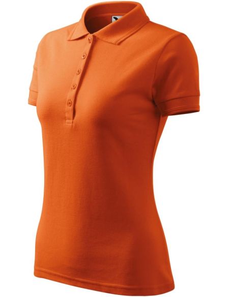 Polokošeľa dámska Pique Polo 210 oranžová