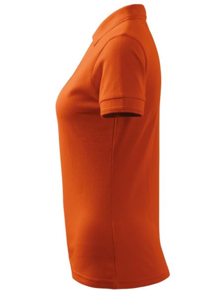 Polokošeľa dámska Pique Polo 210 oranžová