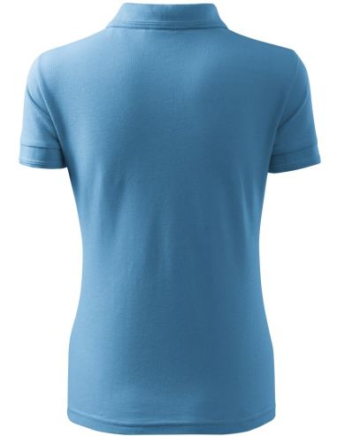Polokošeľa dámska Pique Polo 210 svetlomodrá