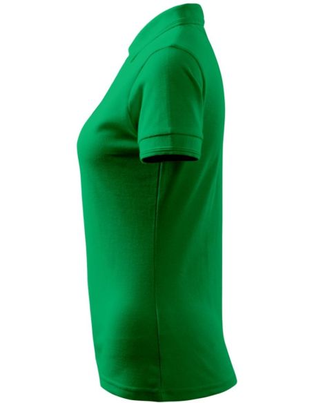 Polokošeľa dámska Pique Polo 210 trávová zelená