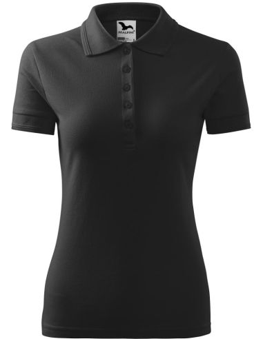 Polokošeľa dámska Pique Polo 210 antracitový melír