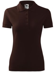 Polokošeľa dámska Pique Polo 210 kávová 2