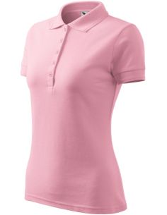 Polokošeľa dámska Pique Polo 210 ružová