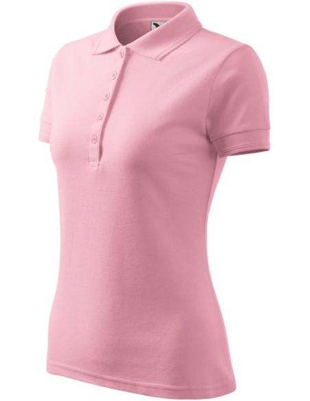Polokošeľa dámska Pique Polo 210 ružová