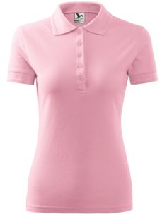 Polokošeľa dámska Pique Polo 210 ružová 2