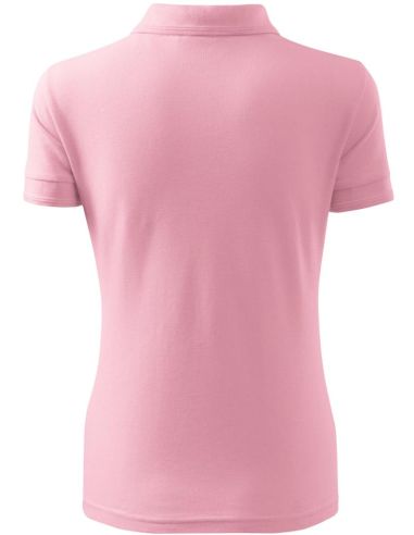 Polokošeľa dámska Pique Polo 210 ružová