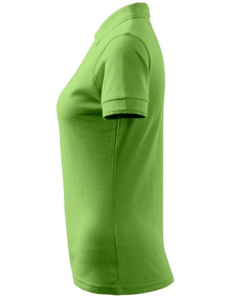 Polokošeľa dámska Pique Polo 210 hrášková zelená