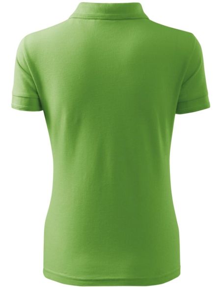 Polokošeľa dámska Pique Polo 210 hrášková zelená