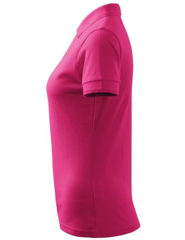 Polokošeľa dámska Pique Polo 210 purpurová