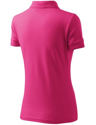 Polokošeľa dámska Pique Polo 210 purpurová