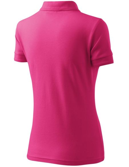 Polokošeľa dámska Pique Polo 210 purpurová