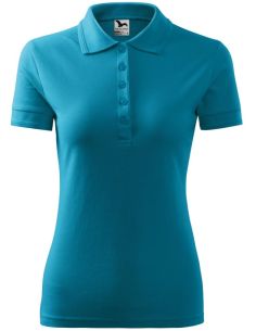 Polokošeľa dámska Pique Polo 210 tmavý tyrkys 2