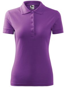 Polokošeľa dámska Pique Polo 210 fialová 2