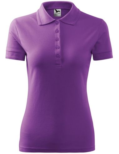 Polokošeľa dámska Pique Polo 210 fialová