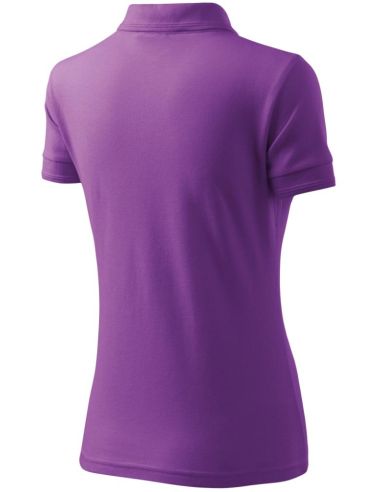 Polokošeľa dámska Pique Polo 210 fialová