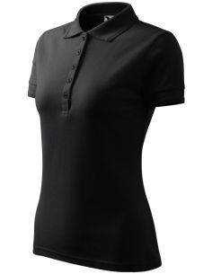 Polokošeľa dámska Pique Polo 210 ebony gray
